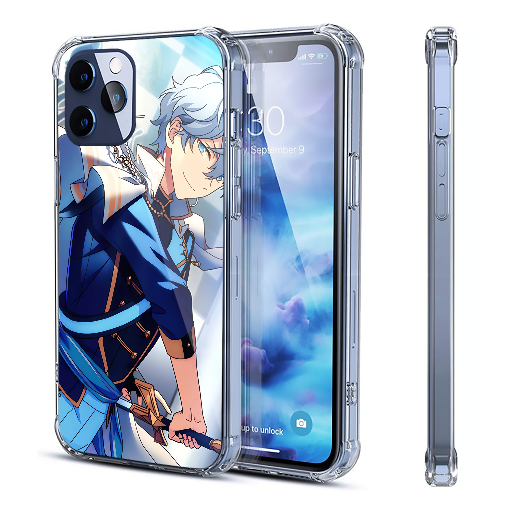 （画像用） あんさんぶるスターズ! Ensemble Stars 【iPhone 12シリーズ対応】透明スマホケース（クリアソフトケース）